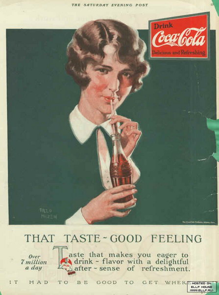 Старая реклама Кока-колы