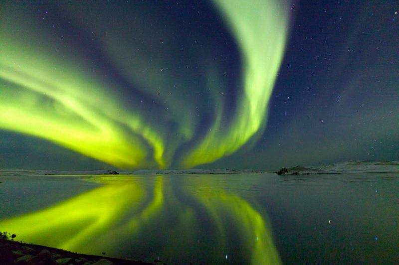  . (Aurora Borealis)