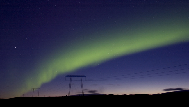  . (Aurora Borealis)