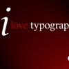 I love typography
