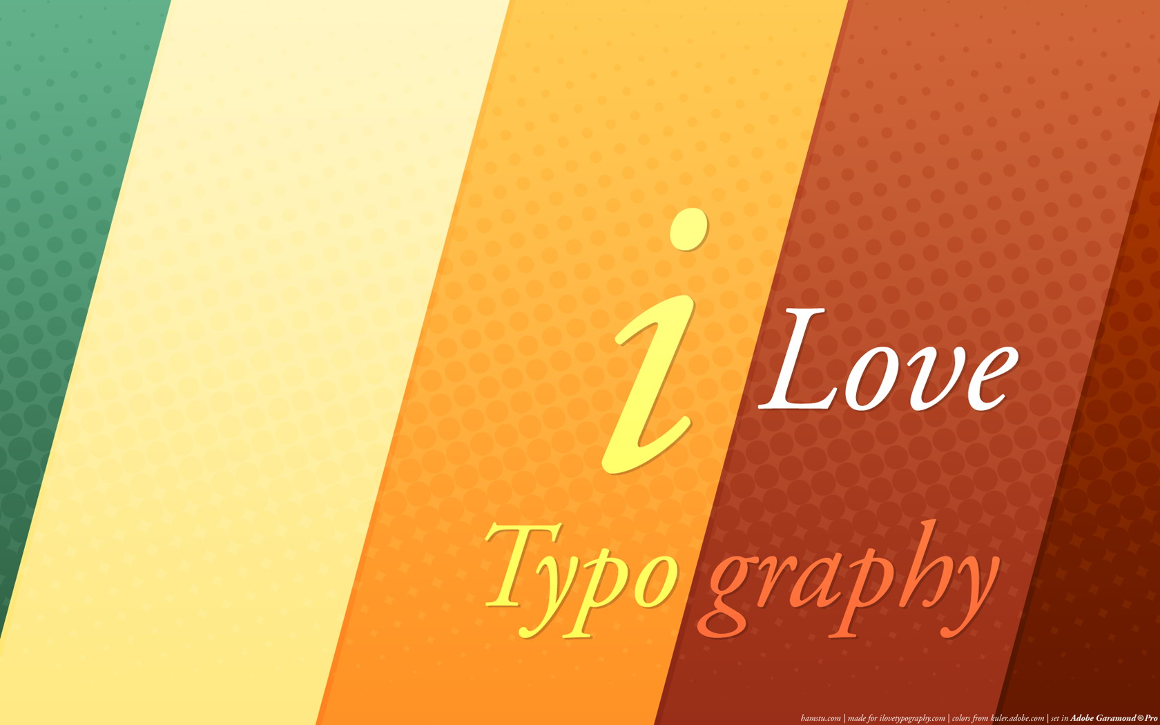 I love typography