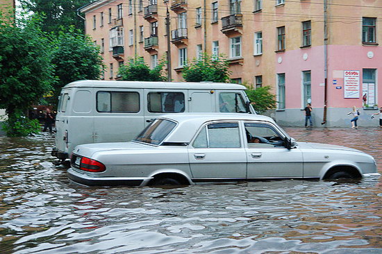 Наводнение в Твери